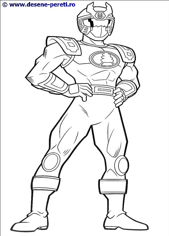 power rangers desene colorat